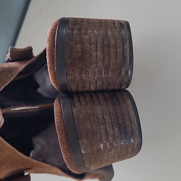 Born Margrit Slingback Suede Booties Women's Size 7 - Picture 5 of 14